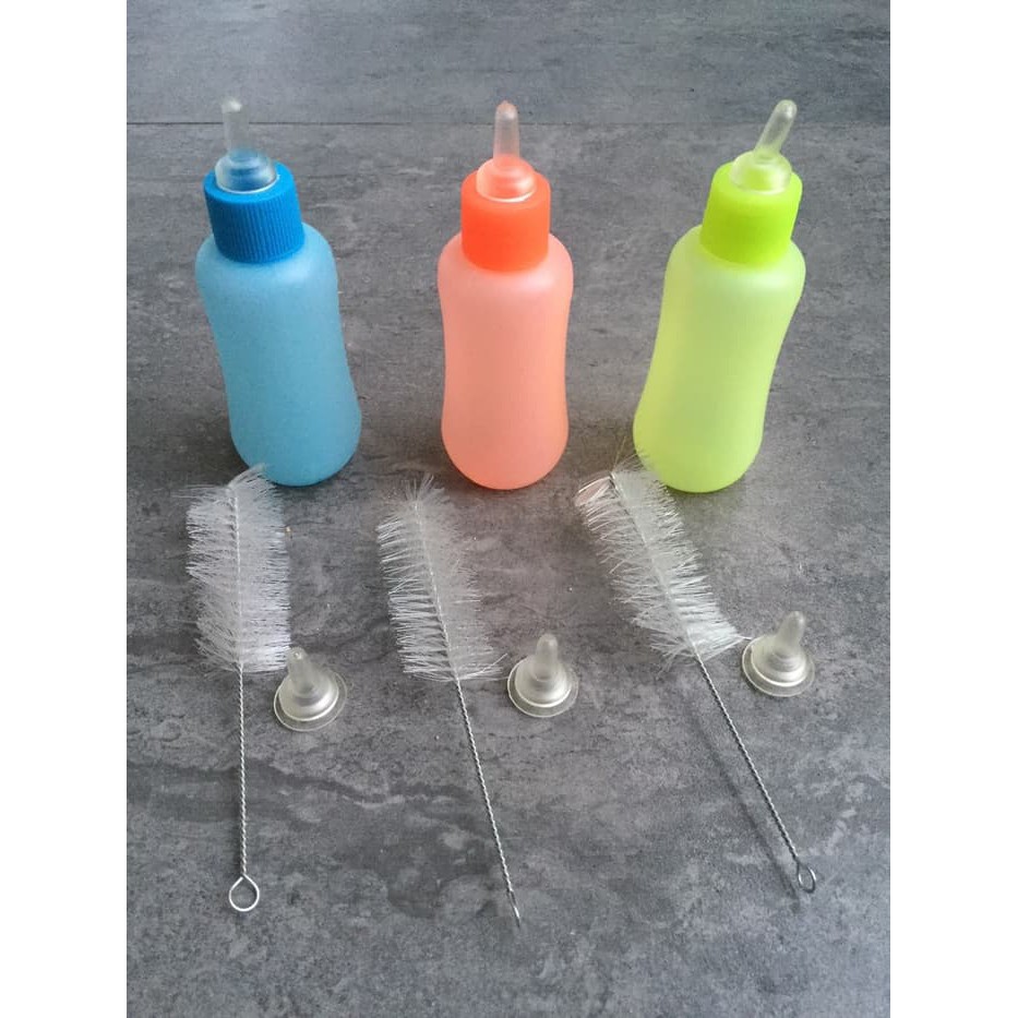 Botol DOT SUSU HEWAN 100 ML + SIKAT kucing anjing musang otter hewan murah