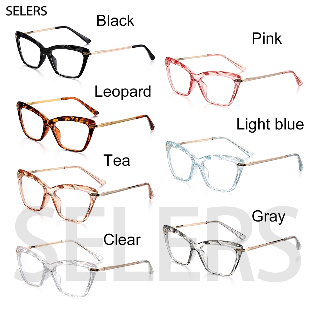 Kacamata Bulat Wanita Anti-Biru Kacamatas Anti Radiasi