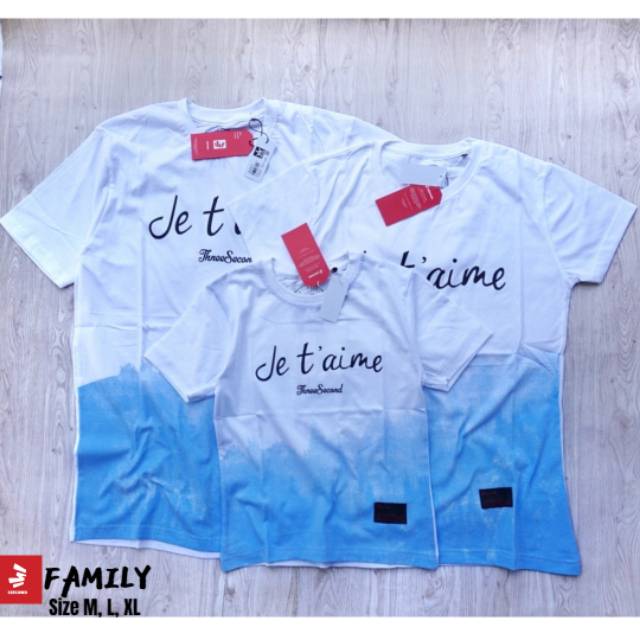 Kaos 3second Couple Kaos Couple Family Kaos Keluarga Kaos Pasangan Kaos Anak Kaos Three Second Shopee Indonesia