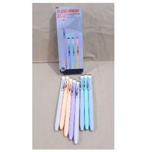 

TERBARU BOLPEN / BALLPOINT SNOWMAN V4 HITAM FINE 0.7 / PACK