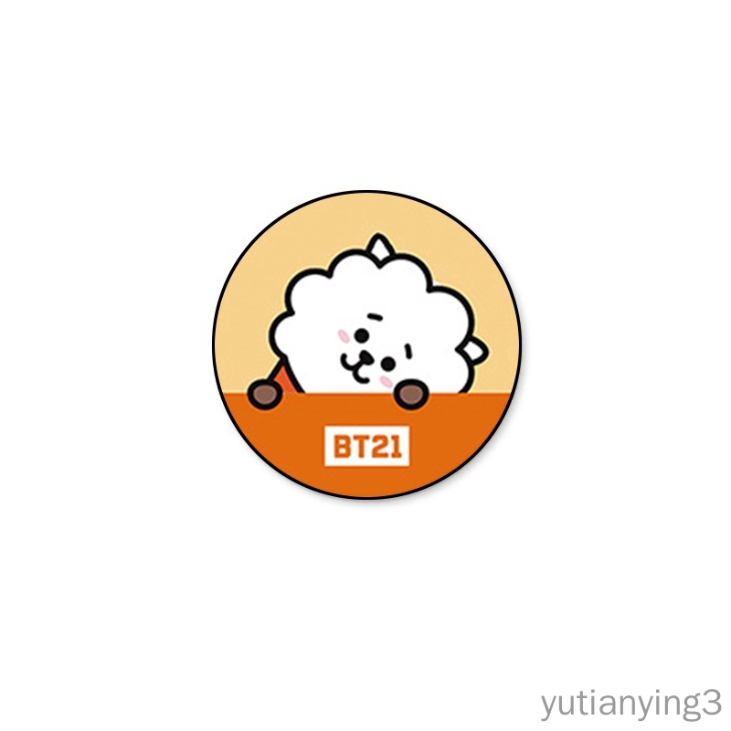 Popsocket Teleskopis Motif BT21 Kartun untuk Mobile Phone