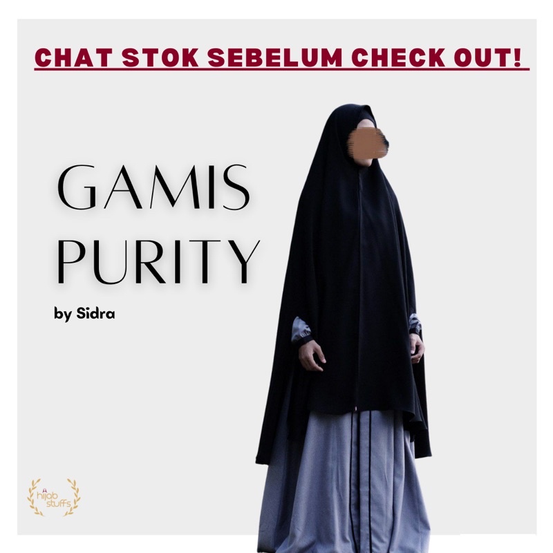 GAMIS PURITY | SIDRA | HIJAB SYARI POLOS