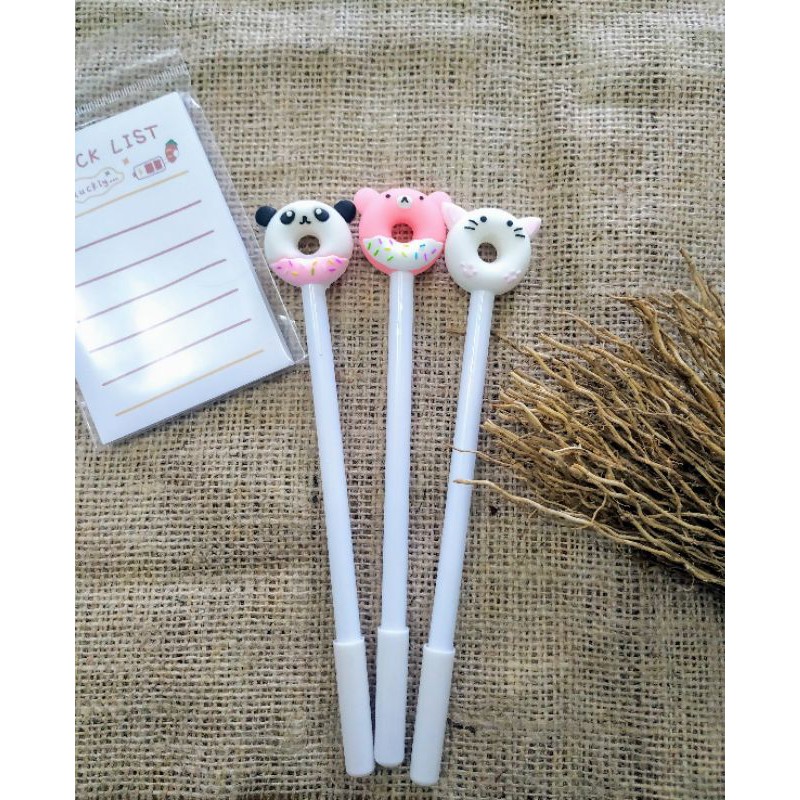 

PULPEN GEL MOTIF DONAT