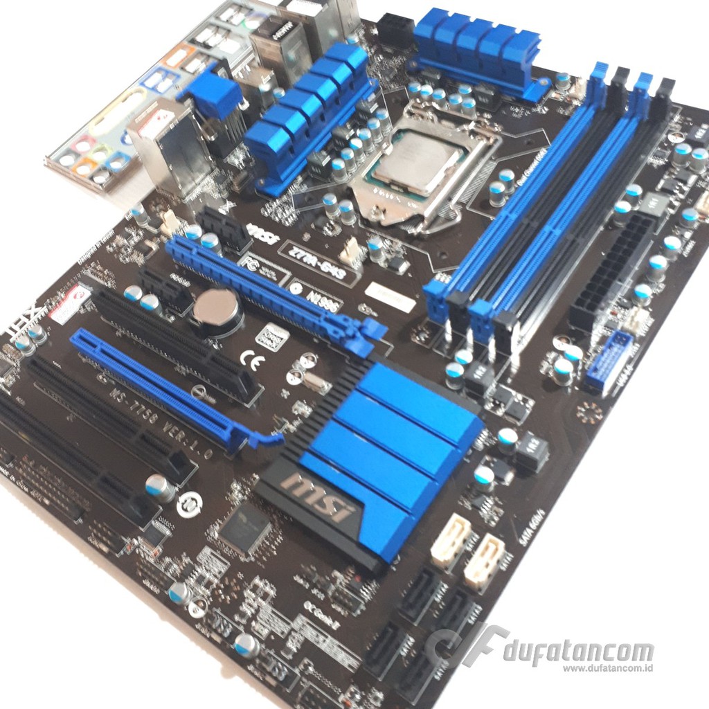 Motherboard Z77 MSI dan Intel Core I5 3550