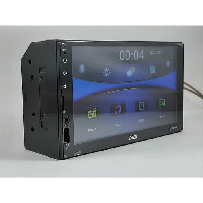 Head Unit Double Din LED Mobil with Mirror Link Android