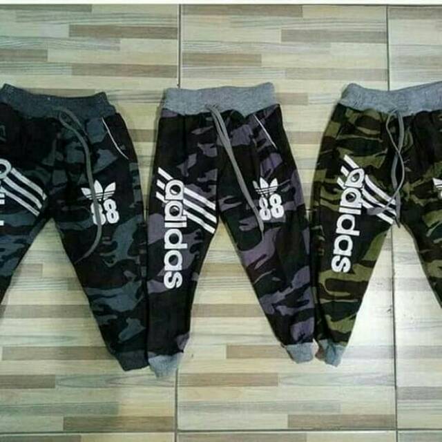  CELANA  JOGGER  ANAK  LORENG ARMY  USIA VARIAN 1 s d 5 TAHUN 