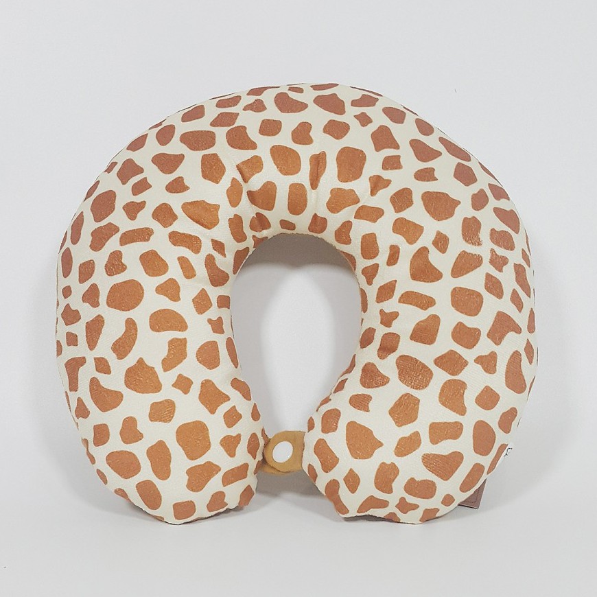  Bantal  Leher ISTANA BONEKA  Neckrest Motif  Giraffe Shopee 