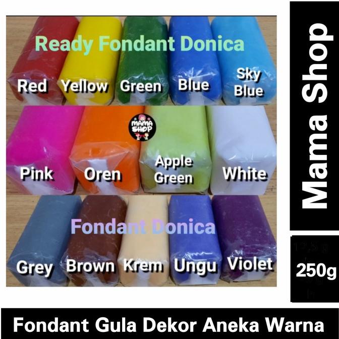 

Fondant Warna Merk Fondx Sugar icing Gum Paste Hiasan Bahan Kue Ultah TERLARIS TERPERCAYA ORIGINAL