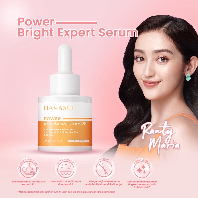 HANASUI Power Serum Series 20ml - Bright Serum | Barrier | MiniPore | Post Acne | Acne Serum | Peeling | Bakuchiol | BrightExpert