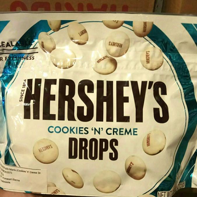

\\\\\] HERSHEY COOKIES N CREAM DROPS 215 gr