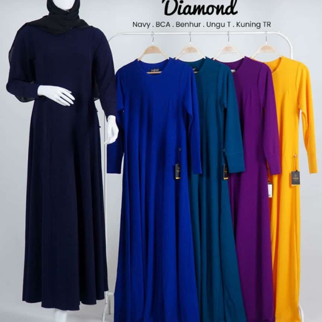 Gamis jersey diamond irnanda