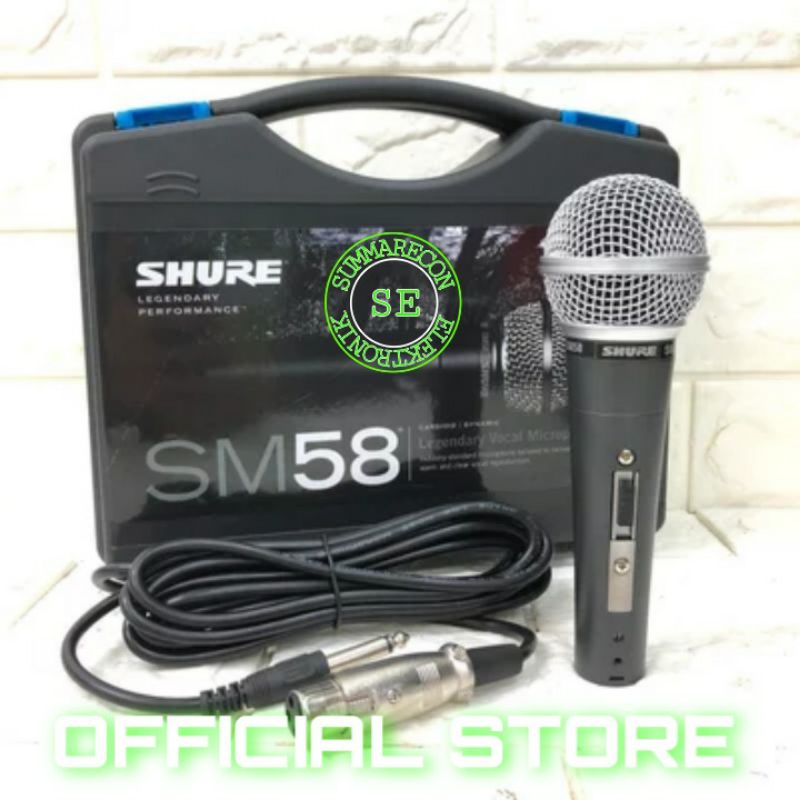 mic kabel shure sm 58 beta 58