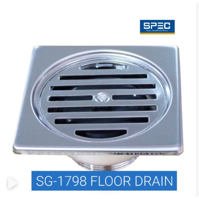 SPEC SG-1798 Saringan got air wc / Floor drain model toto stainless