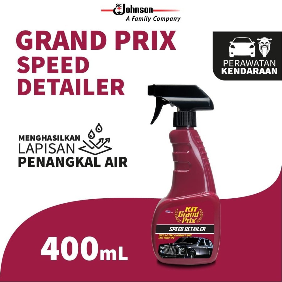 Kit Grand Prix Speed Detailer Mengkilap / Ilangin Noda Cat 400ml