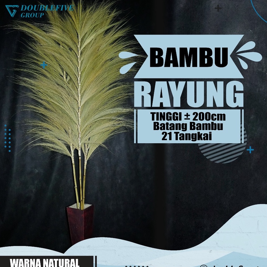 Rayung Home Decor Rayung Kering Panjang Rayung Natural Rayung Rustic Dekorasi Rayung Pampas  NATURAL