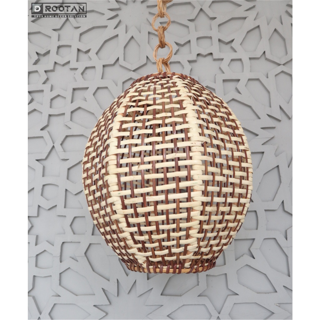 Lampu Gantung Rotan | Kap Lampu Rotan