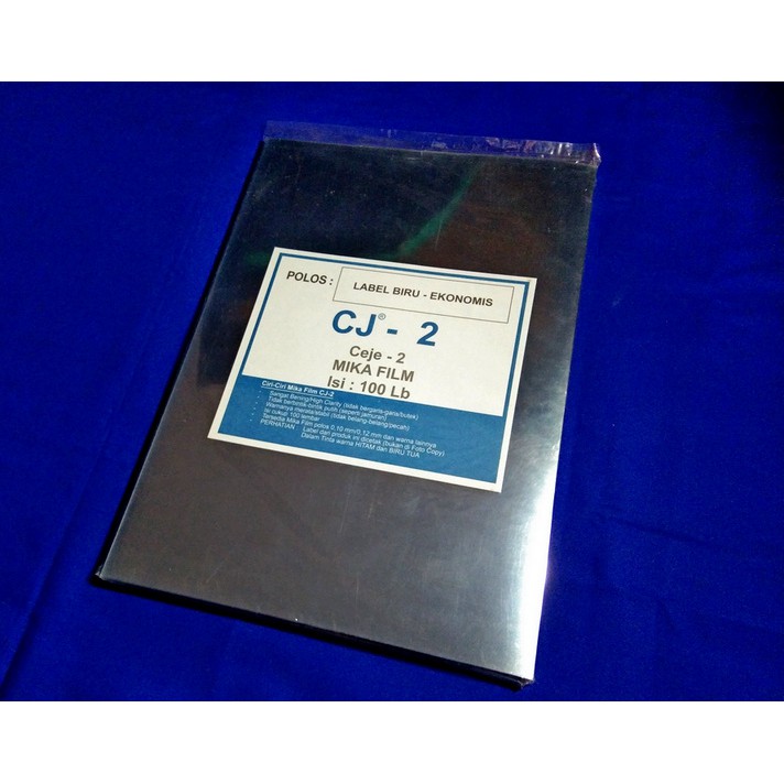 

CJ-2 Mika F4 Label Biru Ekonomis ( 1 Pack - 100 Lembar ) ( IRRA STORE )