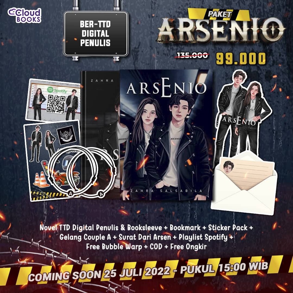Arsenio by Zahra Salsabila NOVEL ORI