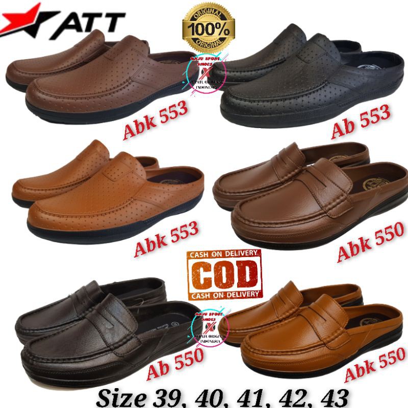 ATT AB ABK 550 551 553 - SANDAL SEPATU KARET ATT ORIGINAL / SELOP ATT / SEPATU SANDAL KARET PRIA / SENDAL