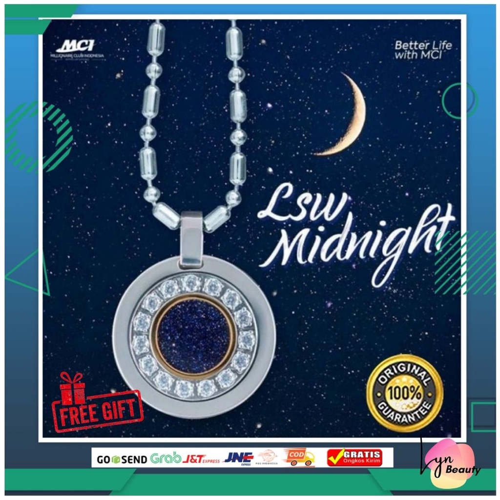 Kalung Kesehatan LSW Midnight Clasic MCI ORIGINAL / KALUNG PENDANT MCI