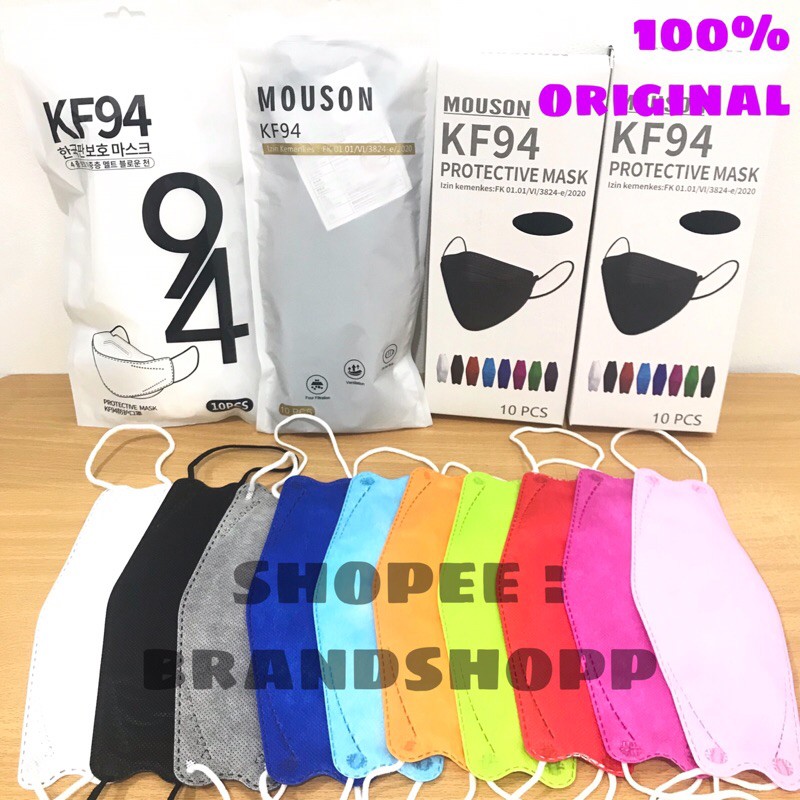 Masker KF94 Mouson 4ply per box isi 10pcs - masker korea