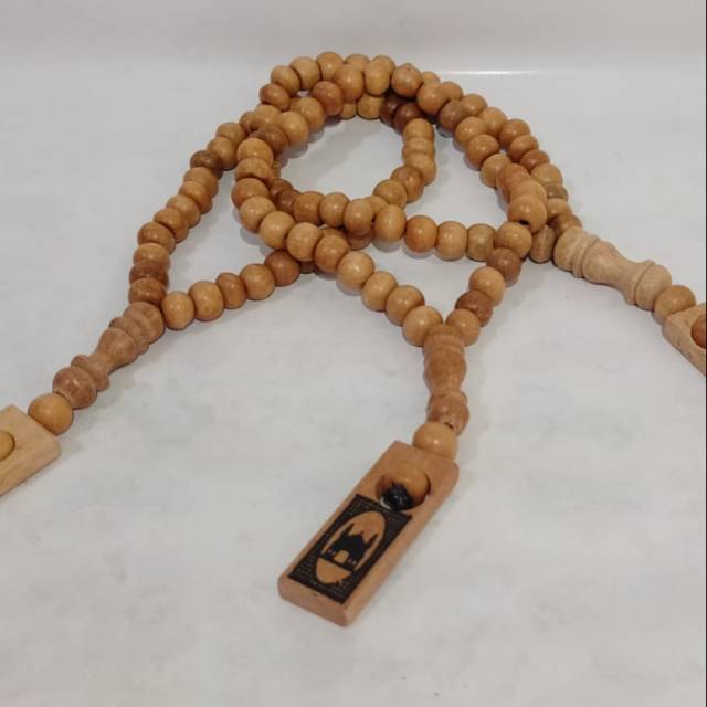 Tasbih kayu 33 butir Perkodi / 20pcs  / Tasbih Kayu / tasbih / oleh oleh haji dan umroh