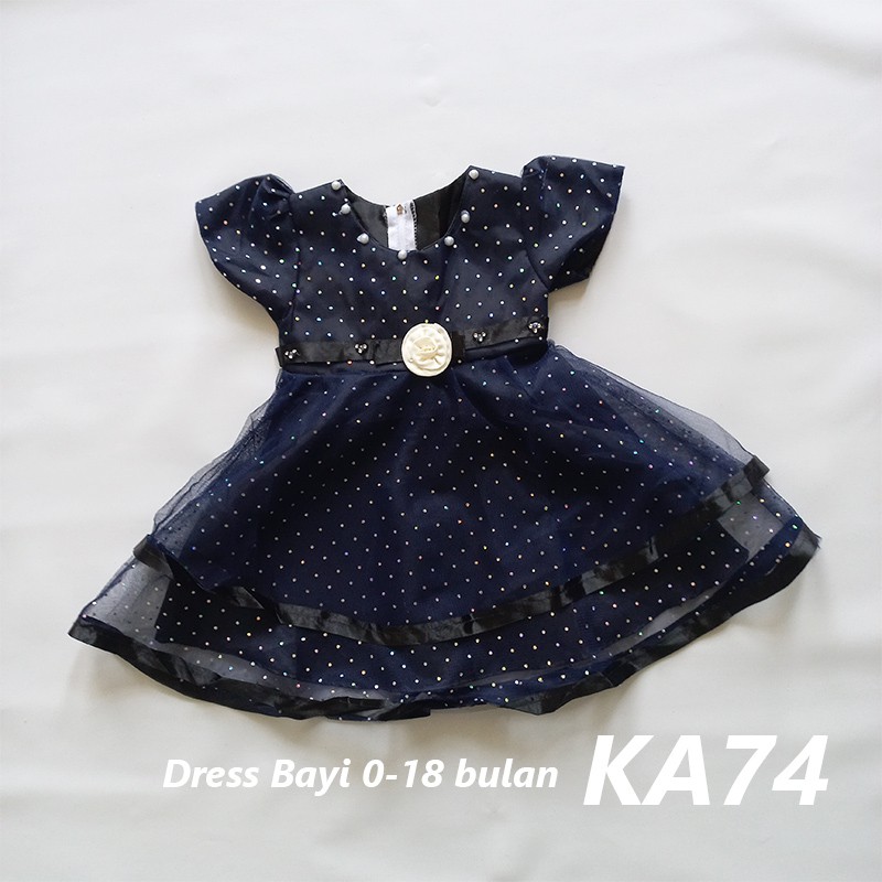 Baju Bayi Perempuan Gaun Balita Dress Bayi 0- 18 bulan Gaun Ulang Tahun Pesta KA74