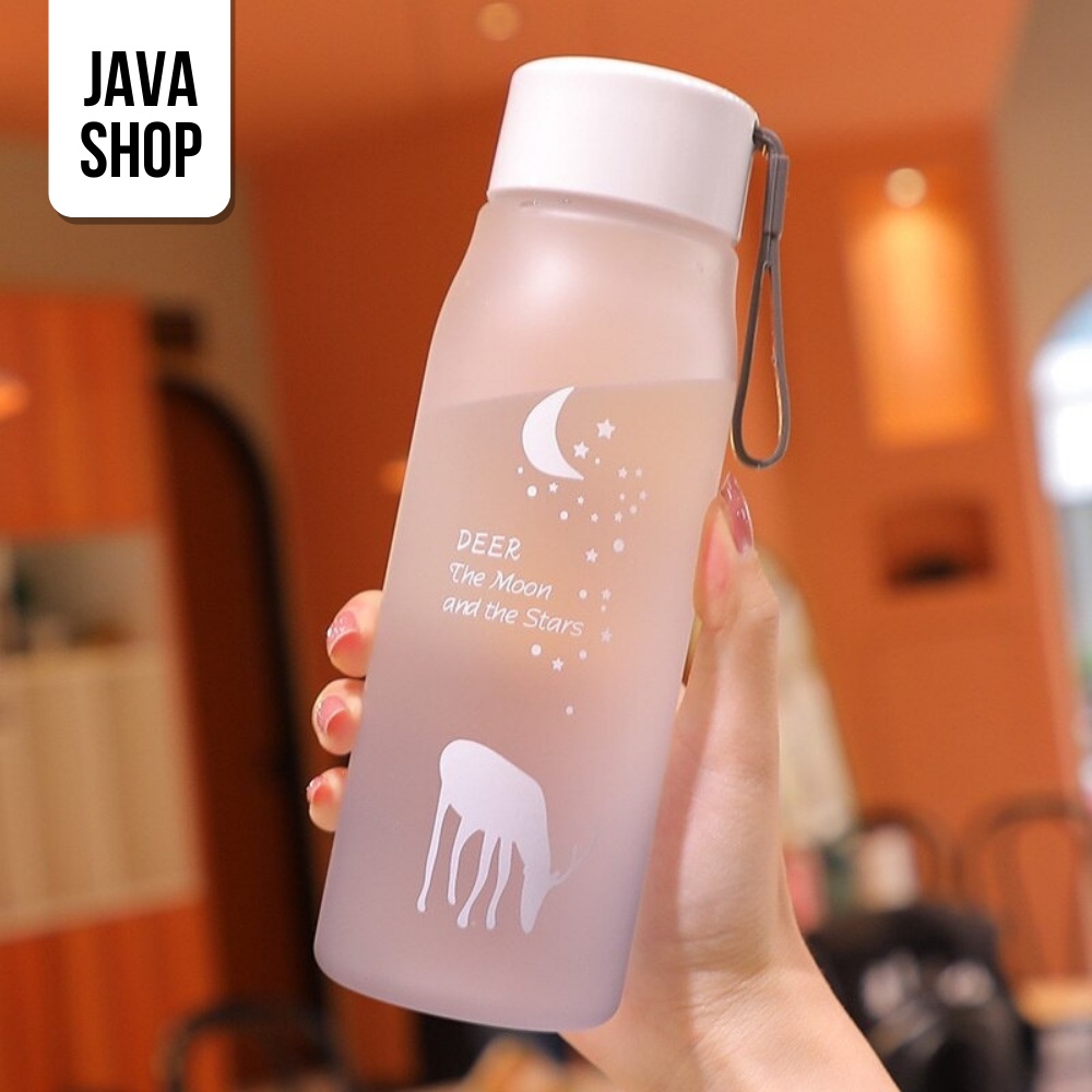 JAVASHOP Botol Minum Deer Moon and Star Anti Tumpah Lucu