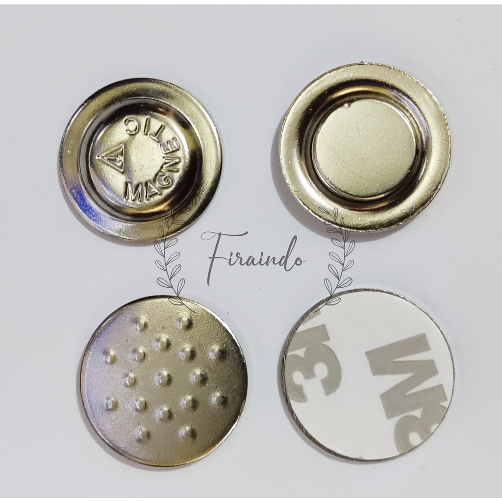 MAGNET Magnit Mahnet Mahnit Pin Bet Badge Wing Lencana Bulat LEM DOUBLE TAPE 3M ORIGINAL 20mm 2CM