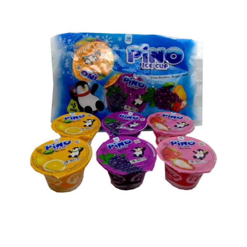 

pino ice cup enak tau rasa aneka buah isi 6 pcs