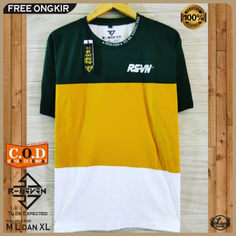 KAOS RSeven Original R-Seven RSVN R7 R-7 Pakaian Baju Distro Pria ORI Asli Bandung Branded Keren