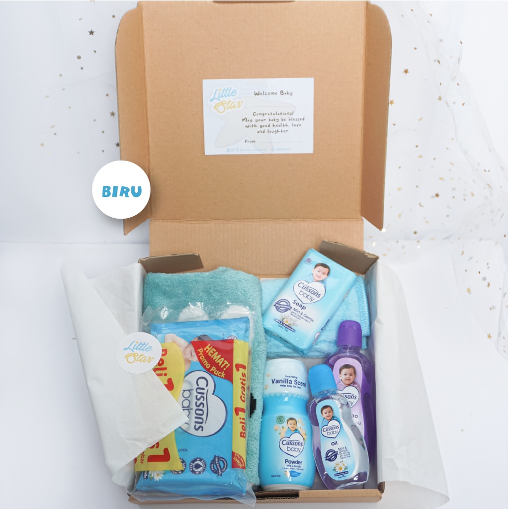 Little Star Body Care Baby Hampers Bayi Newborn Baby Gift Set Unisex Premium - Set 3