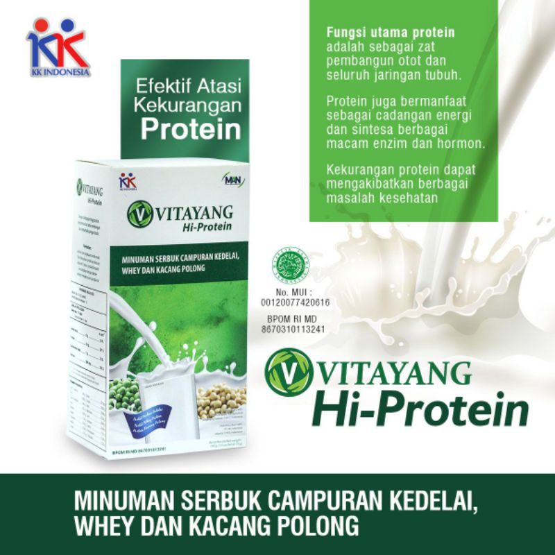 Ready Stock... Minuman Protein Tinggi ( Vitayang Hi-Protein )