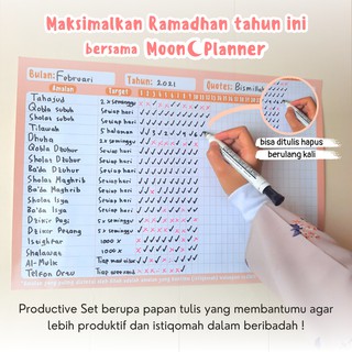 Jurnal Ramadhan Moon Planner Shopee Indonesia