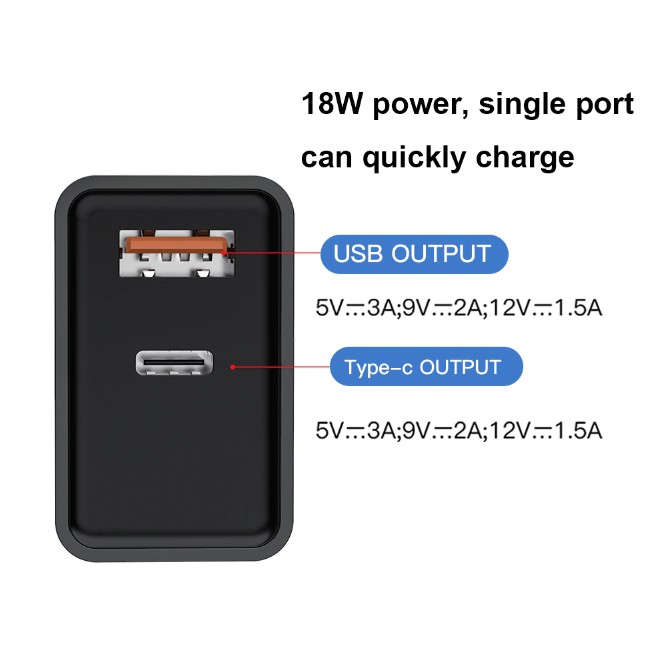 Charger Keysion 18W PD quick charge 3.0 - bergaransi 6 bulan