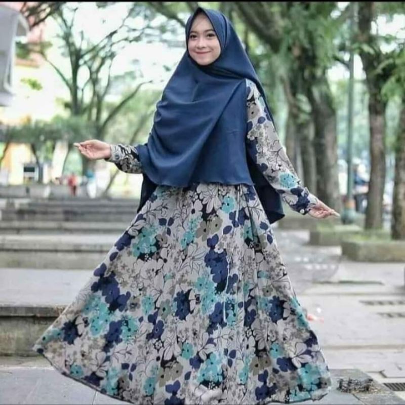 KATUN MURAH / GAMIS KATUN / KAJEP MOTIF POLKADOT RASTI RETRO GRACIA SUNRISE TERBARU TERMURAH