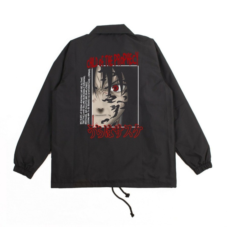 Jaket Coach Uchiha Sasuke Anime Naruto Shippuden