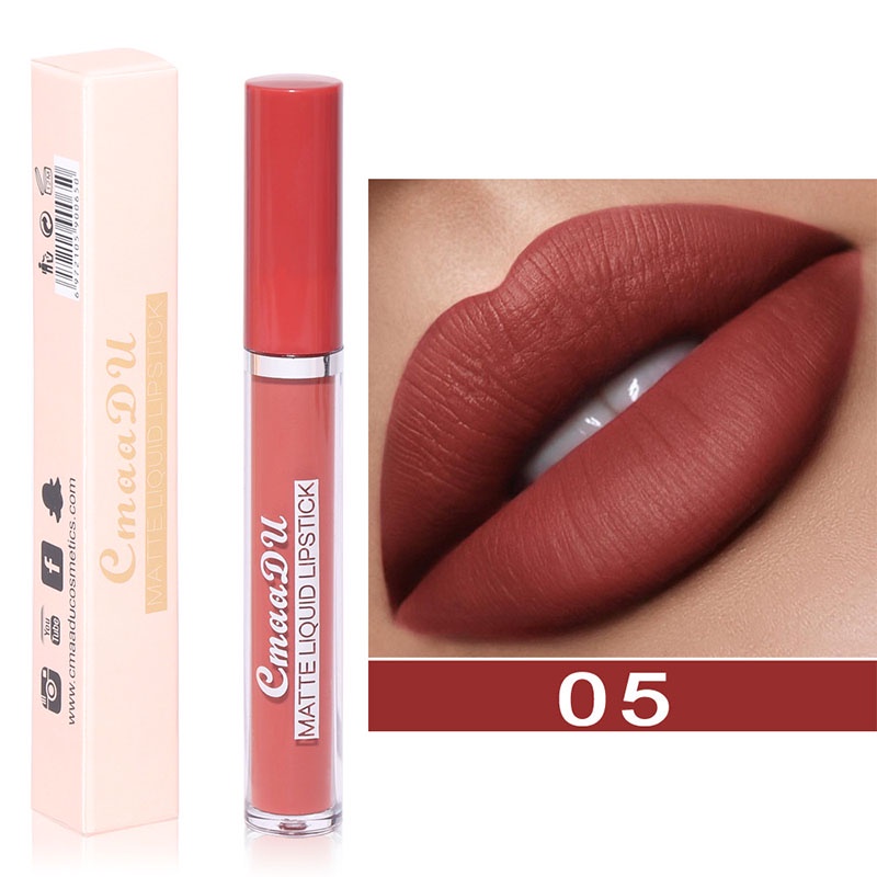 Lipstick CMAADU 10 Colors Matte Liquid Lipstick Matte