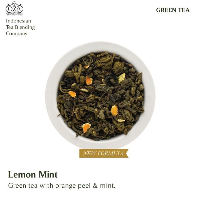 

(BISA COD) OZA Tea - Lemon Mint | Green Tea | 40 gram (20 cups) BIG SALE Kode 112