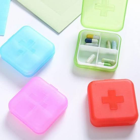 MEDICINE MINI BOX KOTAK ORGANIZER OBAT PERHIASAN SERBAGUNA