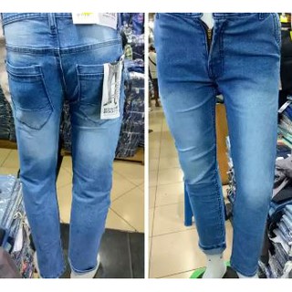 CELANA JEANS  PRIA PANJANG WARNA  BIRU STRECTH 27 32 HARGA 