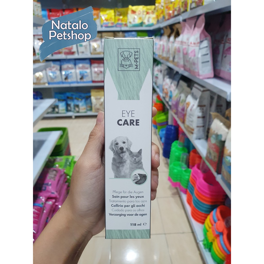 Eye Care Dog Cats/M-Pets 118ml/Kucing/Anjing/Perawatan Mata