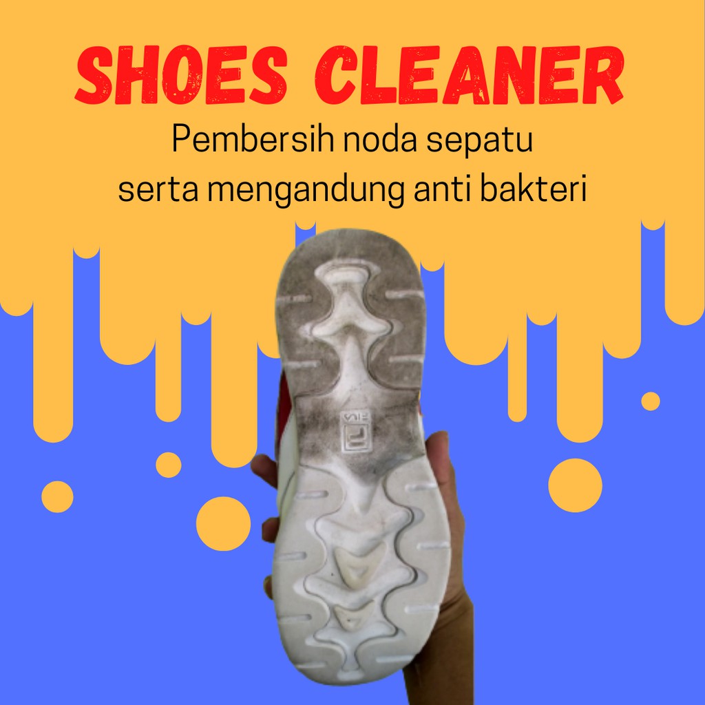 CAIRAN SABUN CUCI SEPATU PEMBERSIH SEPATU SNEAKERS SHOES CLEANER PEMUTIH SEPATU KANVAS