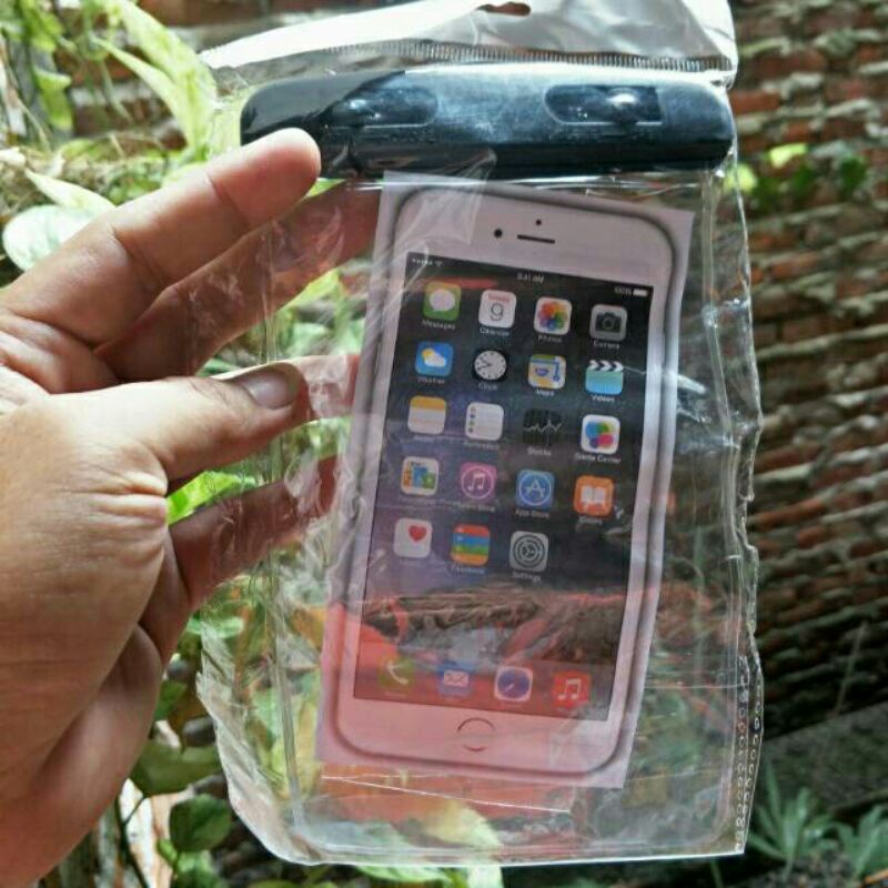 [Hitam Ready] Case HP Kantong Premium Waterproof &lt; 6,5&quot; ™