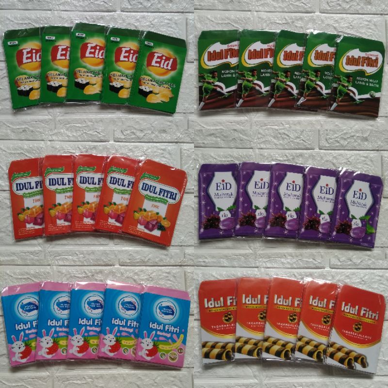 

Amplop Lebaran Edisi Snack 50pcs