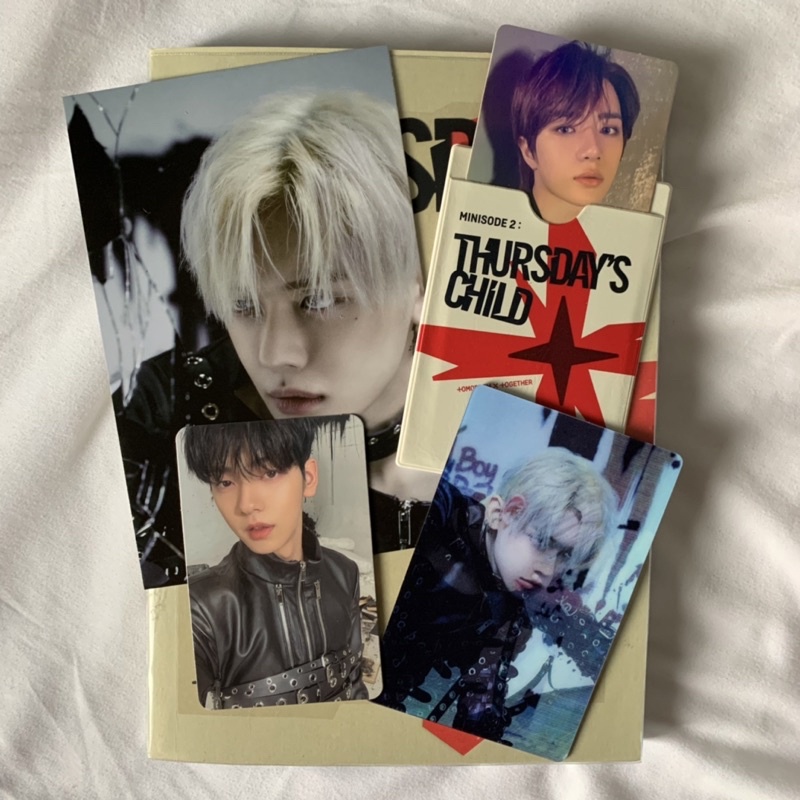 TXT - Minisode 2: Thursday's Child HATE Version SET (Unsealed) - SOOBIN YEONJUN Photocard