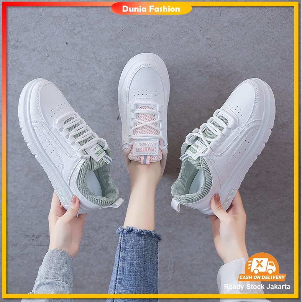 [DUNIA FASHION] Sepatu Wanita Sneakers Wanita Import Premium Quality DF 596