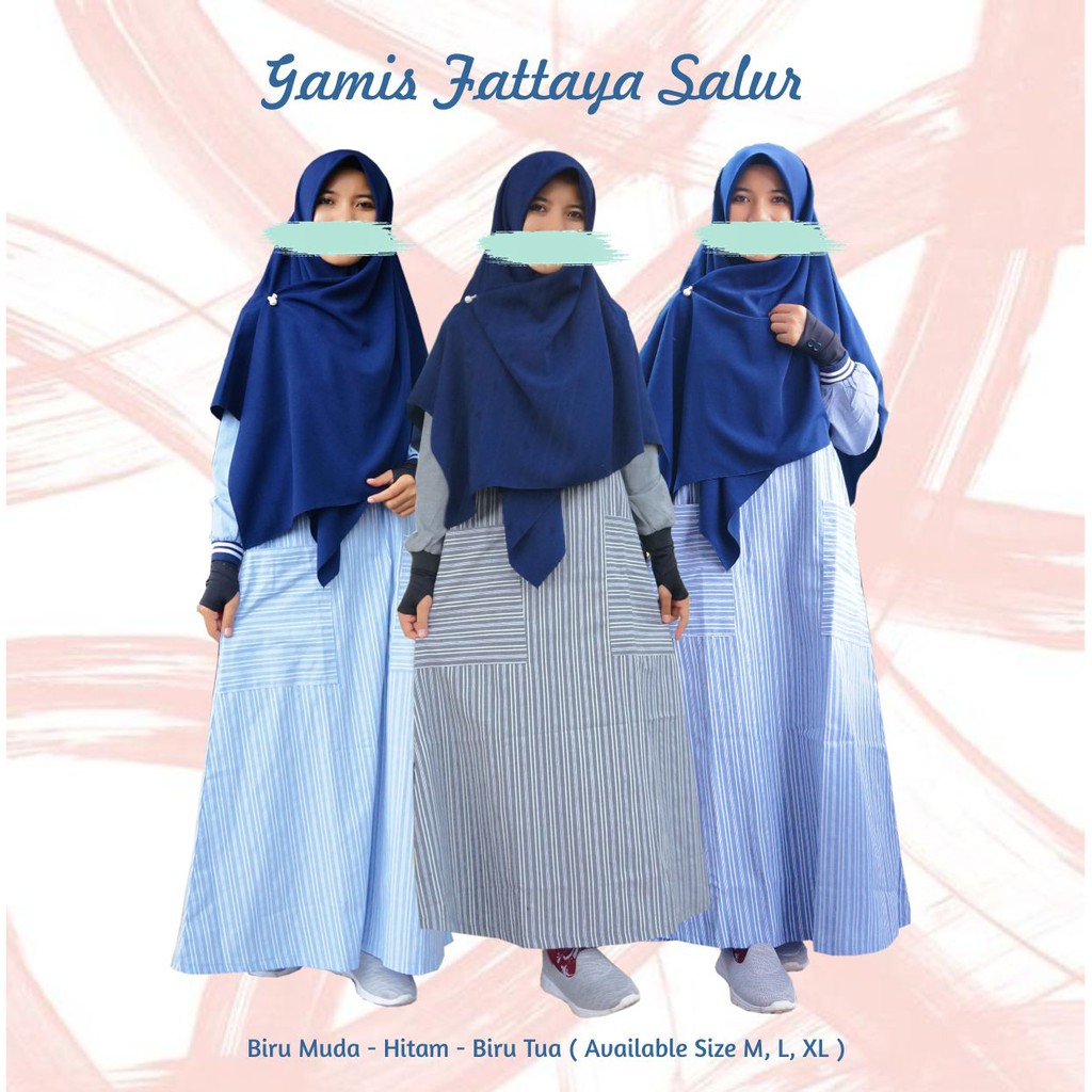 GAMIS SYAR'I FATTAYA COLLECTION INDONESIA KODE KANAYA