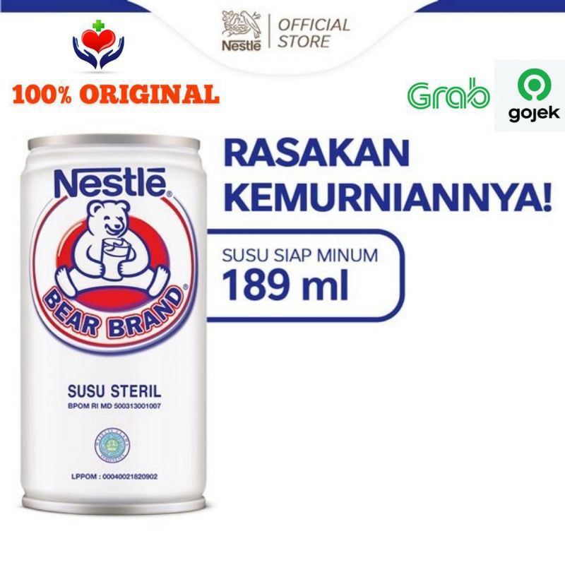 BEAR BRAND 189 ml Susu Beruang Original