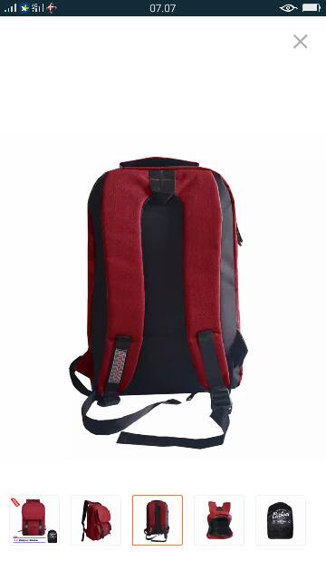 carboni tas ransel laptop MA00051 original - red